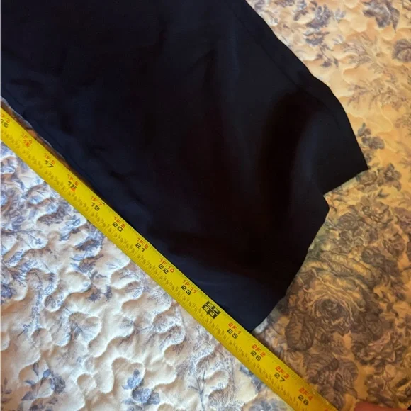 Classic navy Jumpsuit with belt and pockets - Picture 8 of 8